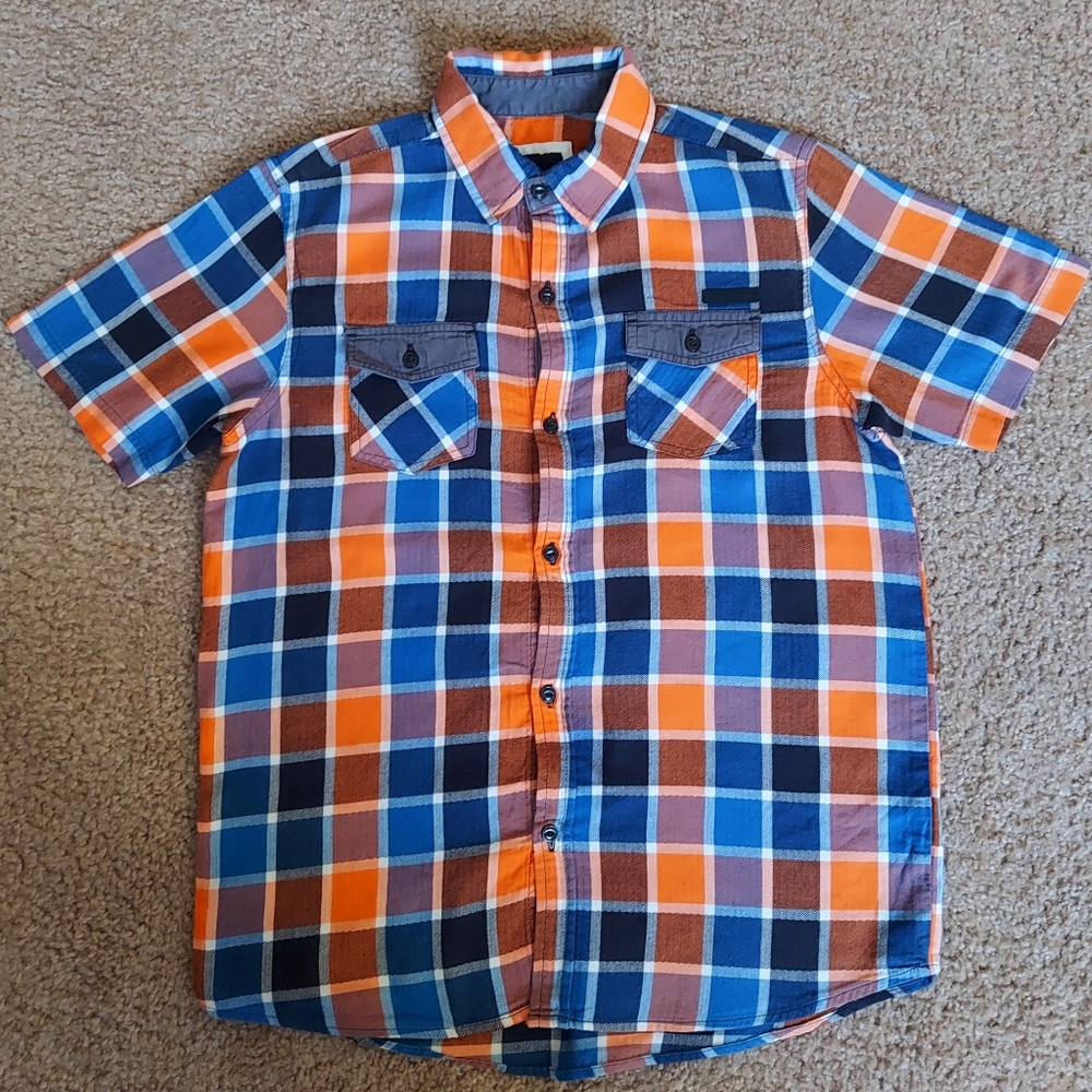 Youth Button Down Short Sleeve Shirt - Sean Jean